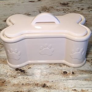 dog bone cookie jar